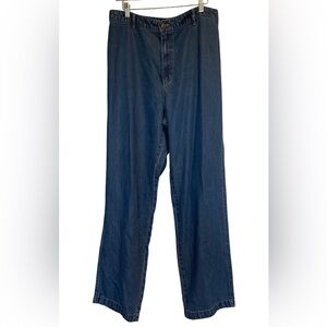 So Blue 100% Lyocell Tencel Blue Jeans Hi Rise Buttery Soft Size 14